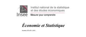 Publication de l'Insee - La santé et les soins - Economie et Statistique n° 475-476