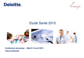 Etude Santé 2015 Deloitte / IFOP