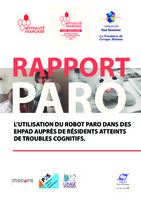 Rapport Mutualité utilisation robot PARO en EHPAD