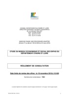 ETUDE DU MODELE ECONOMIQUE ET SOCIAL DES EHPAD DU DÉPARTEMENT D'INDRE ET LOIRE