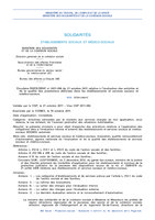 Circulaire DGCS/SD5C n° 2011-398 du 21 octobre 2011 relative à l'évaluation des activités et de la qualité des prestations délivrées par les ESSMS