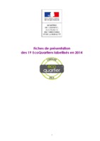 2ème vague de labellisation des EcoQuartiers - Présentation des 19 projets