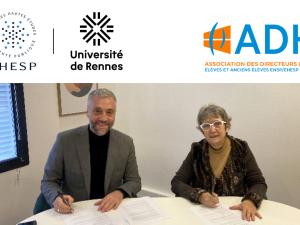  alt="Reconduction du partenariat entre l'EHESP et l'ADH"