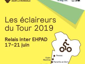  alt="Aujourd'hui, c'est le grand départ des Éclaireurs du Tour 2019 : Course inter-EHPAD !"